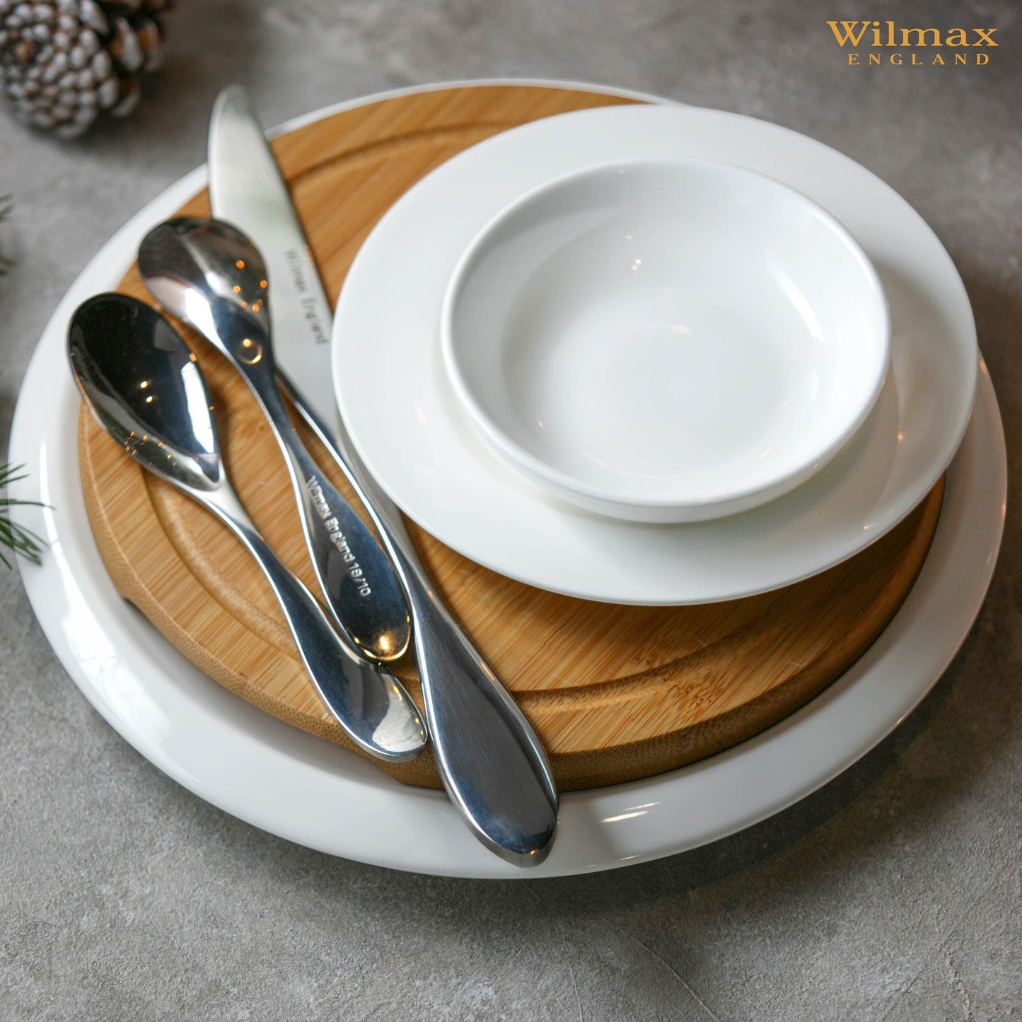Professional Rolled Rim White Bread Plate 6" inch | 15 Cm-13