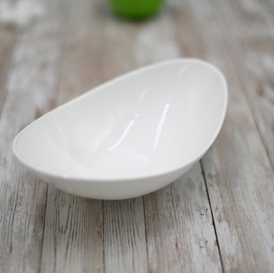 Set Of 6 White Sauce Dish 8" inch X 4.7'' X 2.5'' |-0