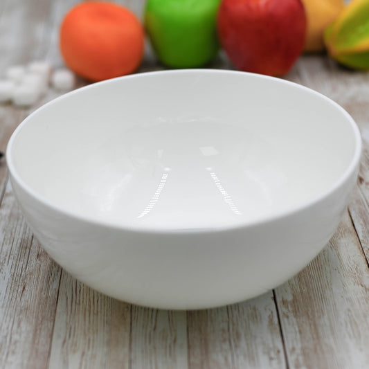 Set Of 4 White Bowl 8" inch | 20 Cm 57 Oz | 1700 Ml-0