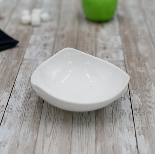 Set Of 6 White Snack / Sauce Dish 5" inch | 13 Cm-0