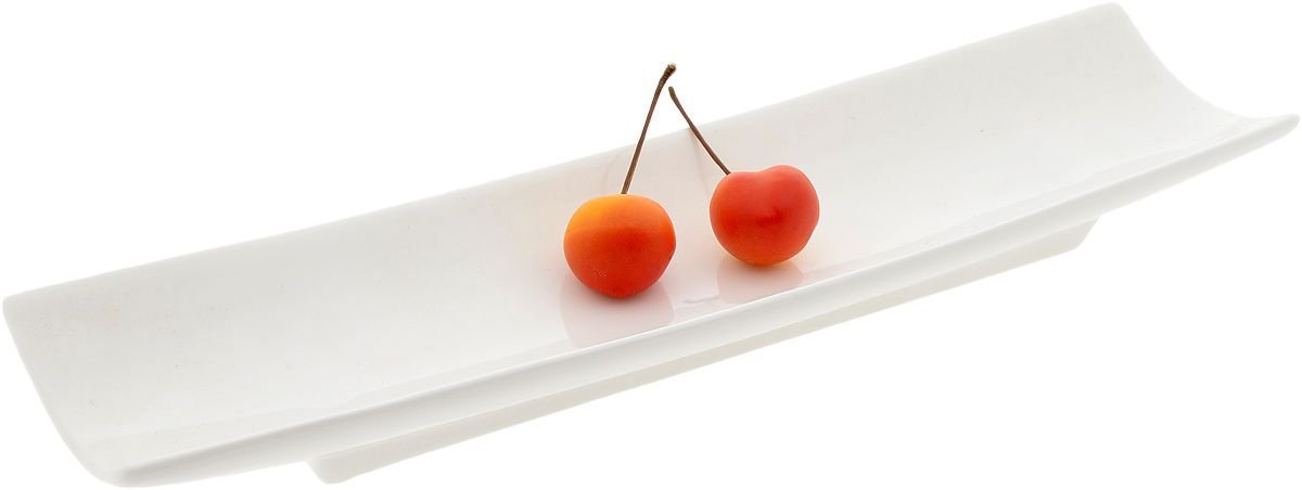 Set Of 3 White Celery Tray / Dish 13" inch X 3.5" inch | 33 X 9 Cm-8