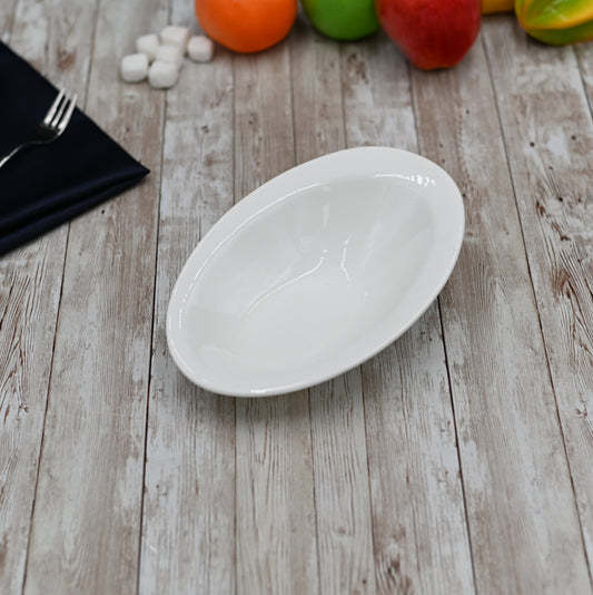 Set Of 4 White Ceaser Salad Bowl 8.5" inch X 6" inch | 21 X 14.5 Cm-0
