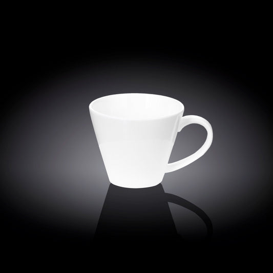 Set Of 6 White Tea Cup 6 Oz | 180 Ml-0
