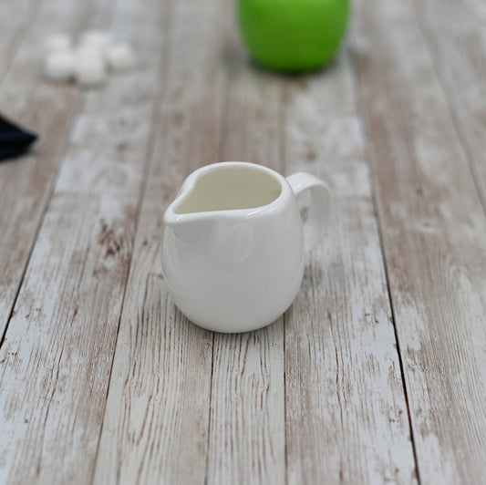 Set Of 6 White Creamer 5 Oz | 150 Ml-0