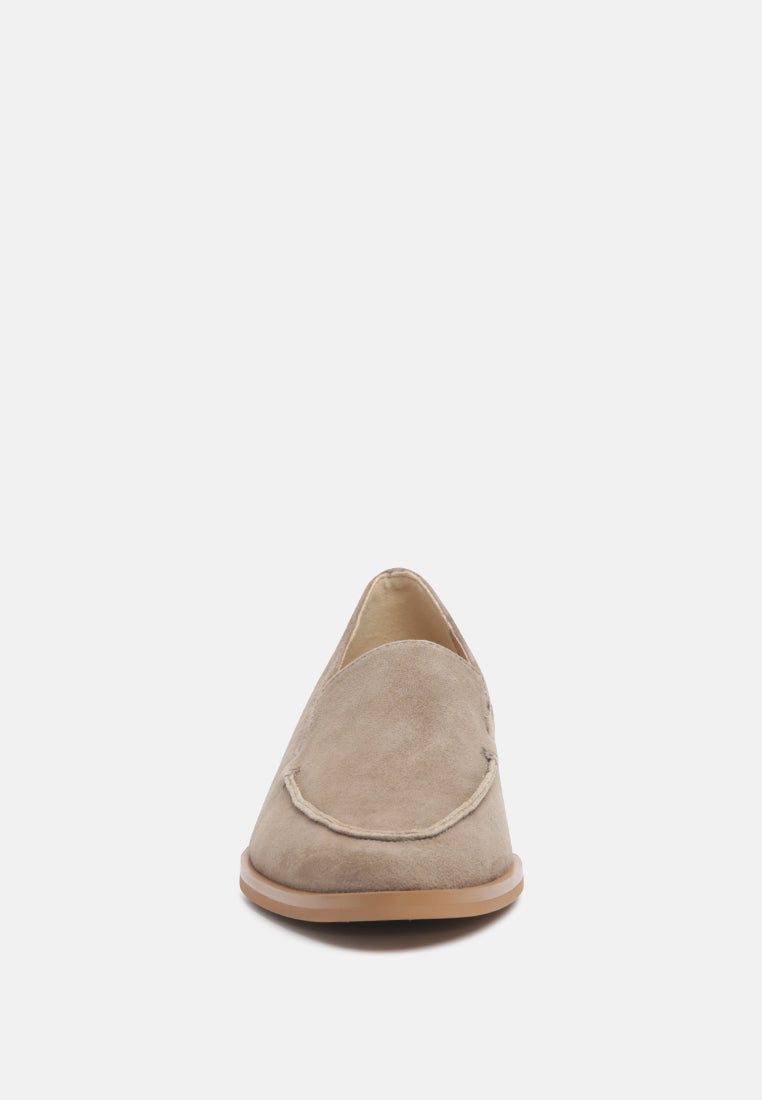 anna suede leather loafers-2