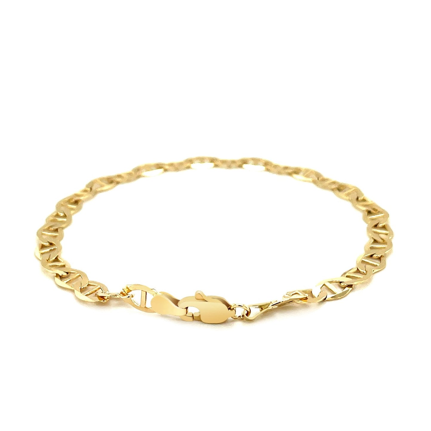 5.5mm 14k Yellow Gold Mariner Link Bracelet-2