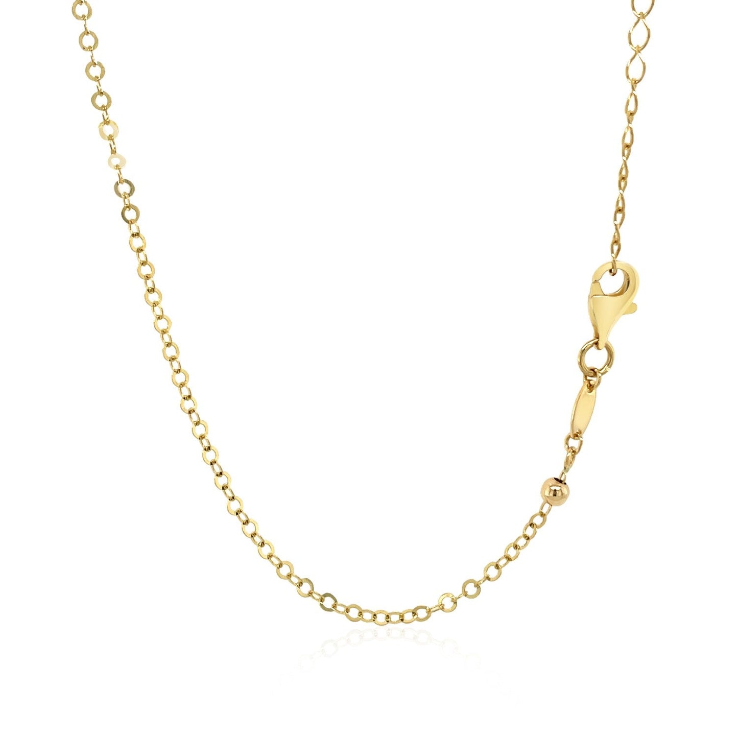 Choker Necklace with Hammered Beads in 14k Yellow Gold-2