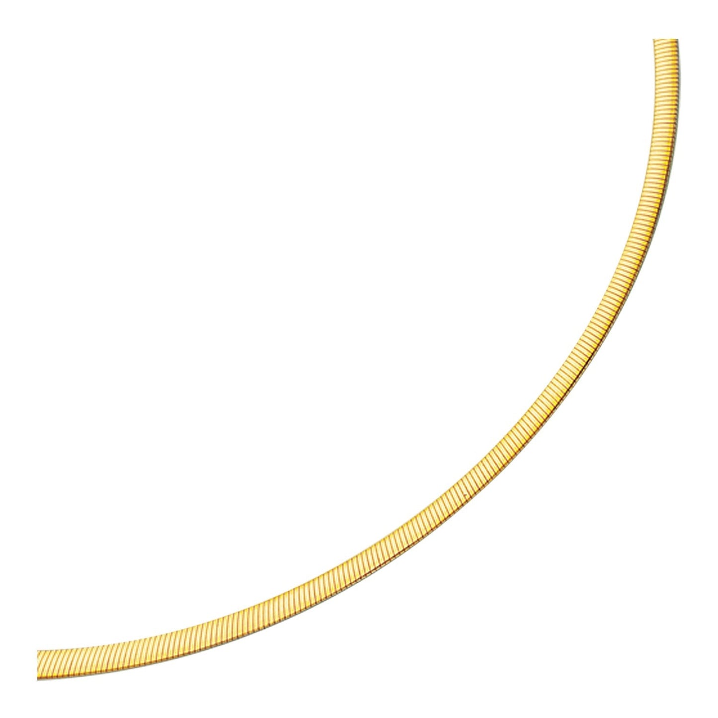 4.0mm 14k Two Tone Gold Reversible Omega Necklace-0