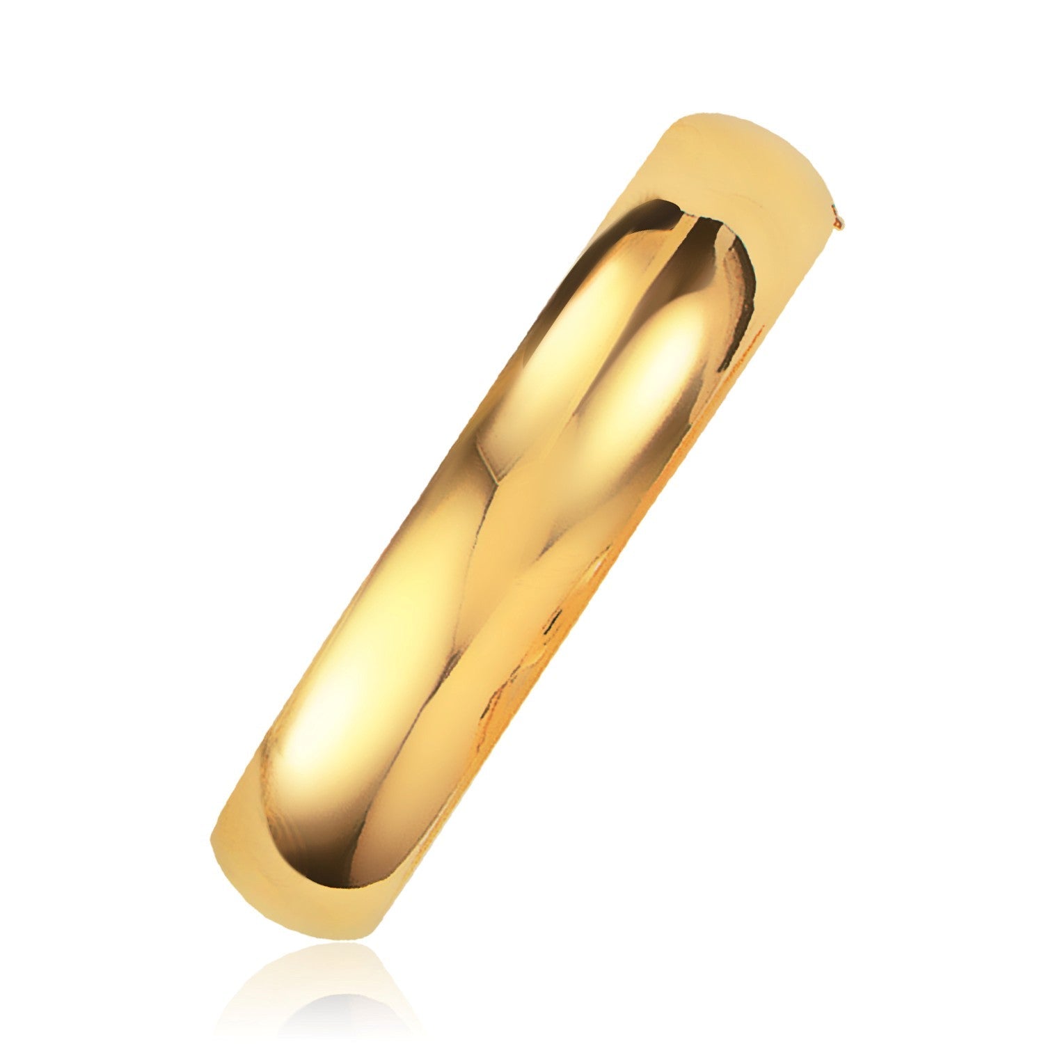 Classic Bangle in 14k Yellow Gold (13.5mm)-0