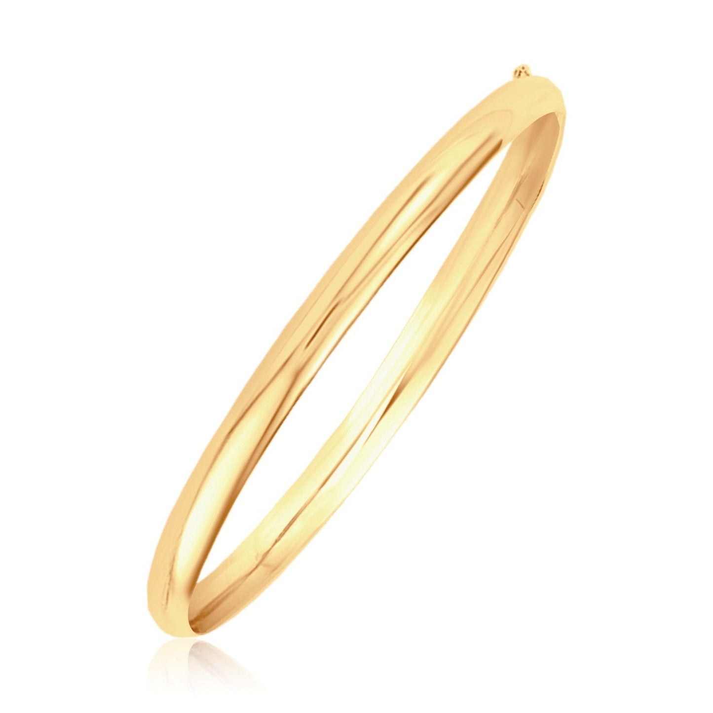 Classic Bangle in 14k Yellow Gold (5.0mm)-0