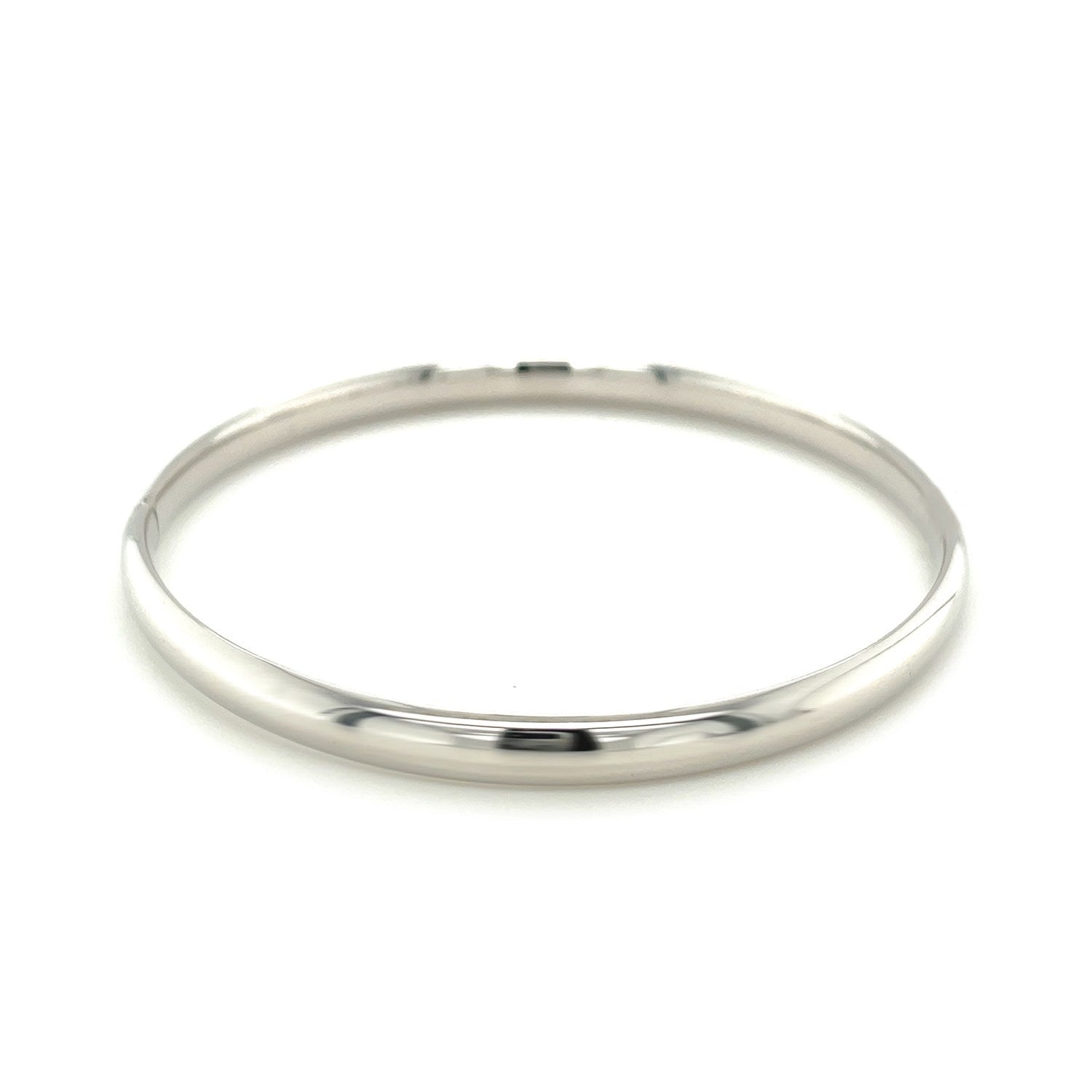Classic Bangle in 14k White Gold (5.0mm)-1