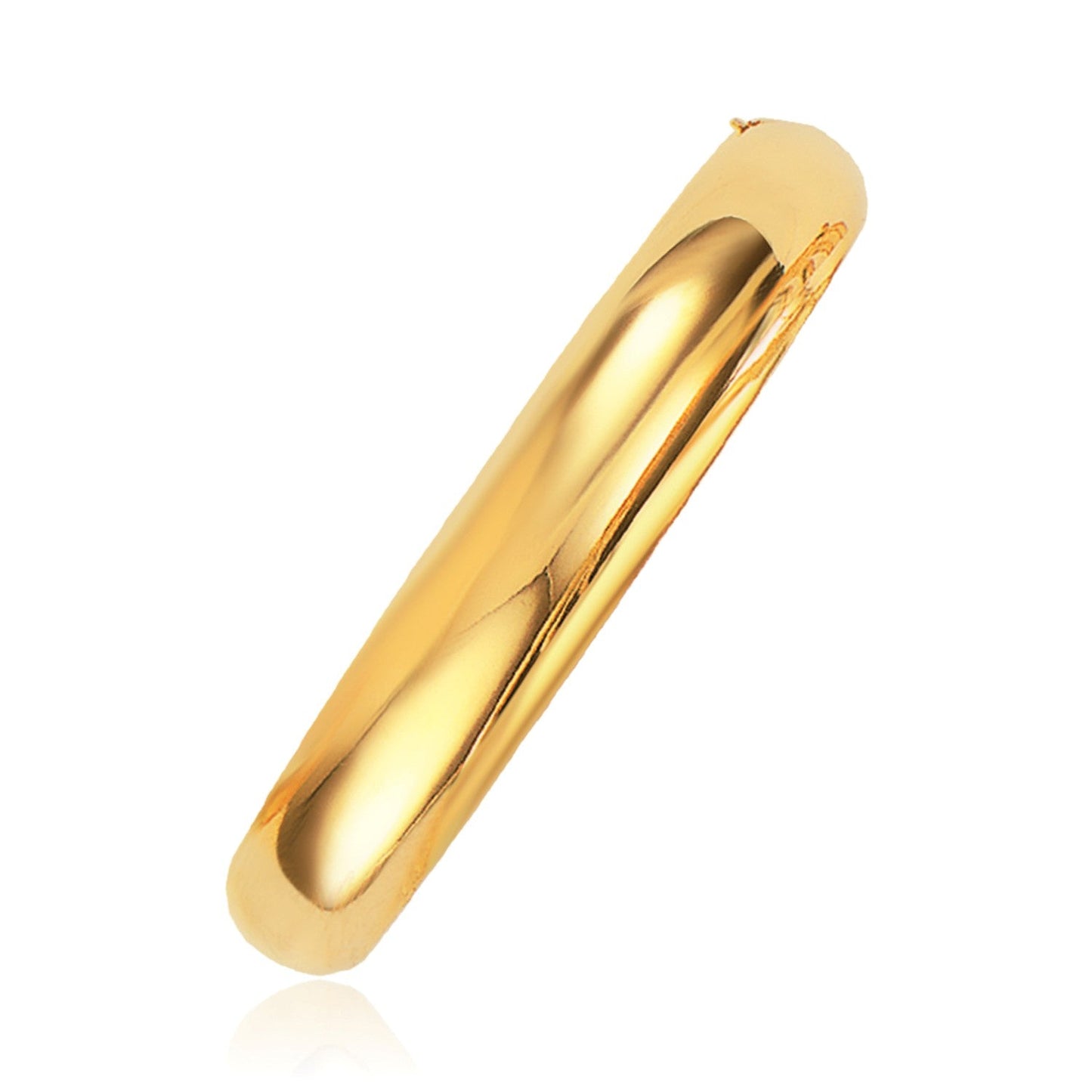 Classic Bangle in 14k Yellow Gold (10.0mm)-0