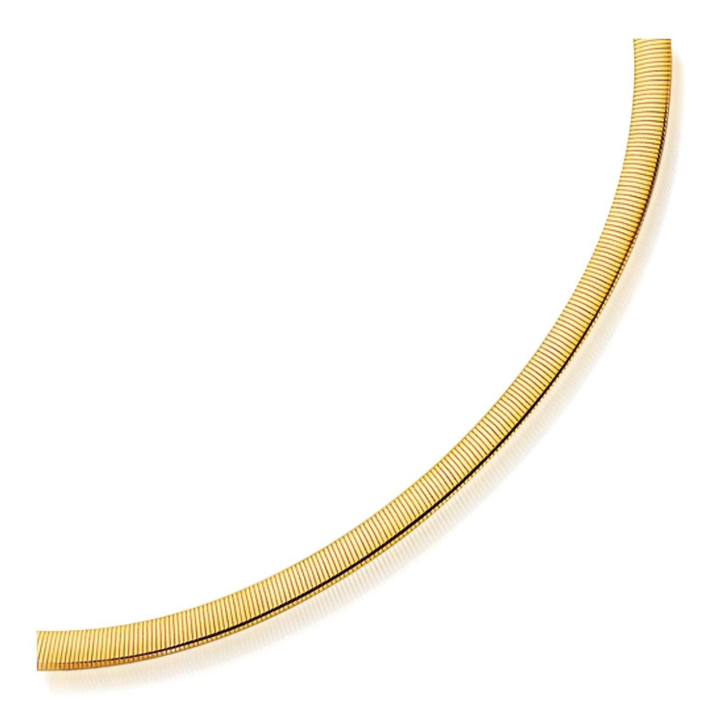 6.0mm 14k Two Tone Gold Reversible Omega Necklace-0