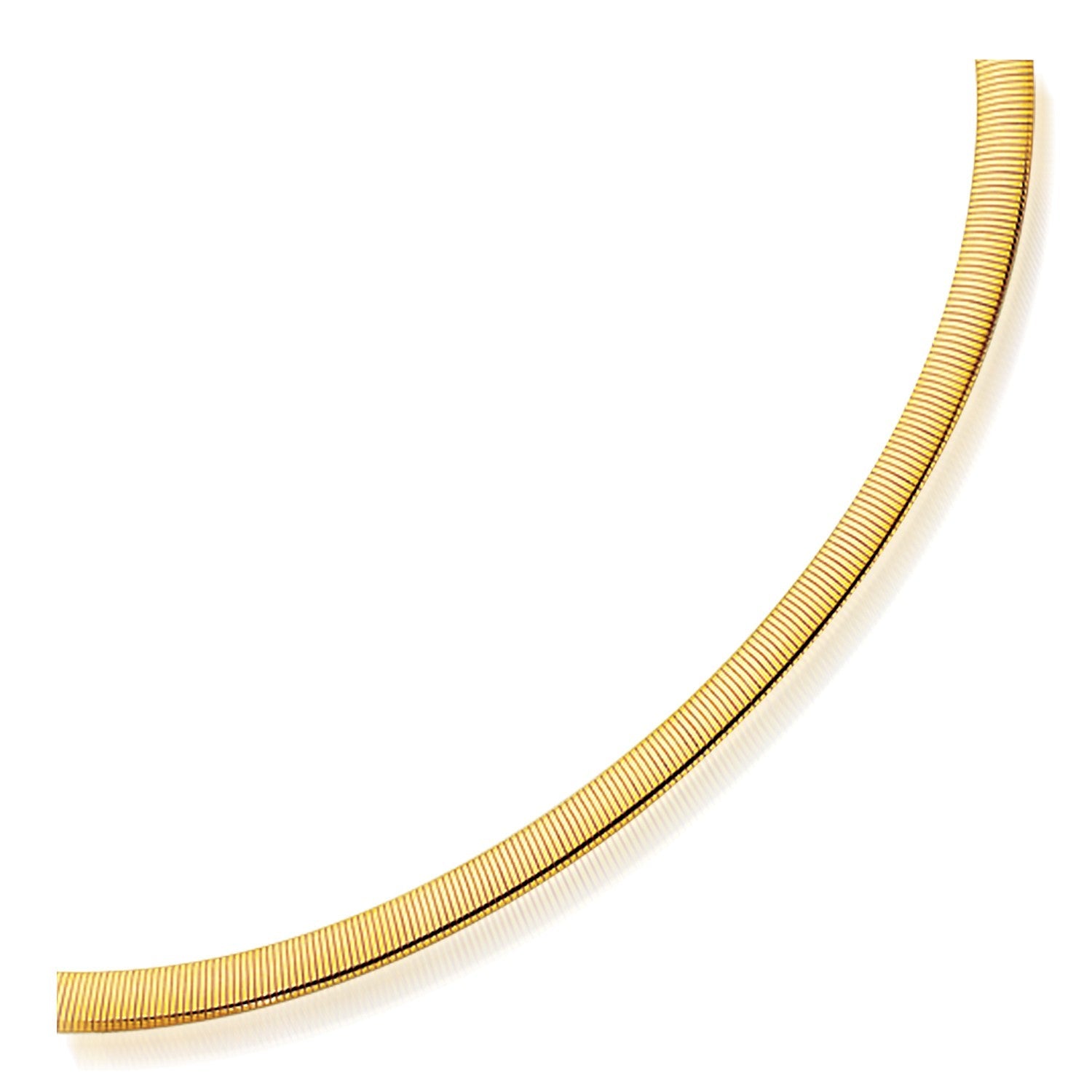 6.0mm 14k Two Tone Gold Reversible Omega Necklace-0
