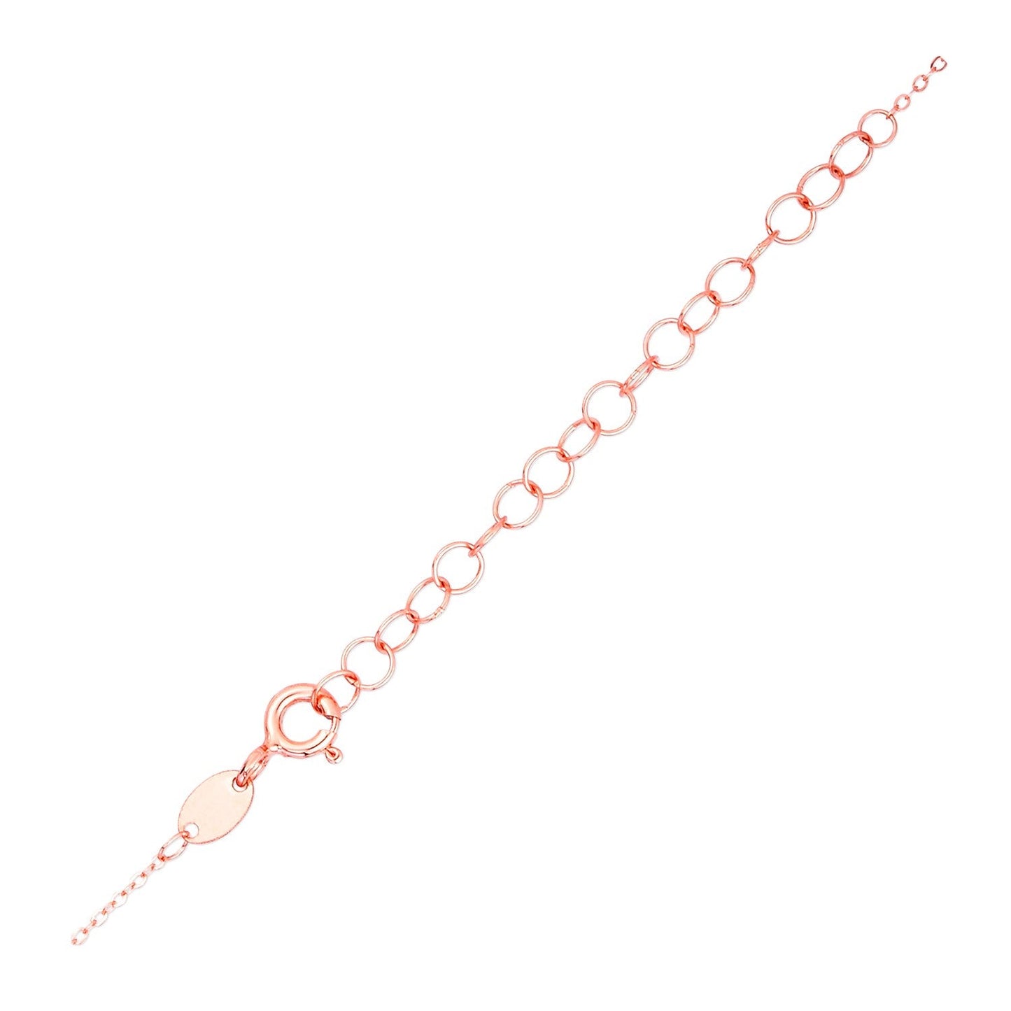 14K Rose Gold Angel Wing Necklace-2