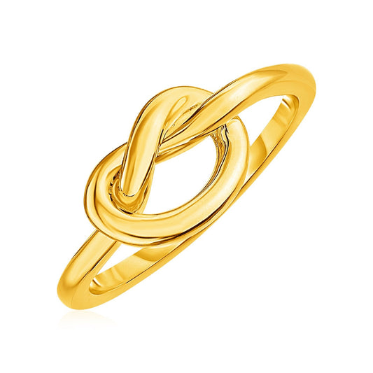 14k Yellow Gold Polished Knot Ring-0
