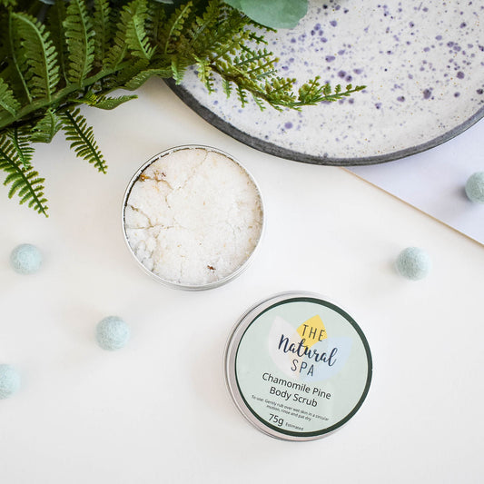 Chamomile Pine Body Scrub - 3 different size option-0