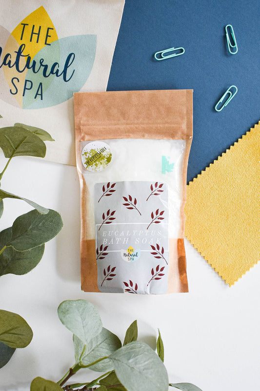 225g Eucalyptus Bath Soak - Compostable pouch-0
