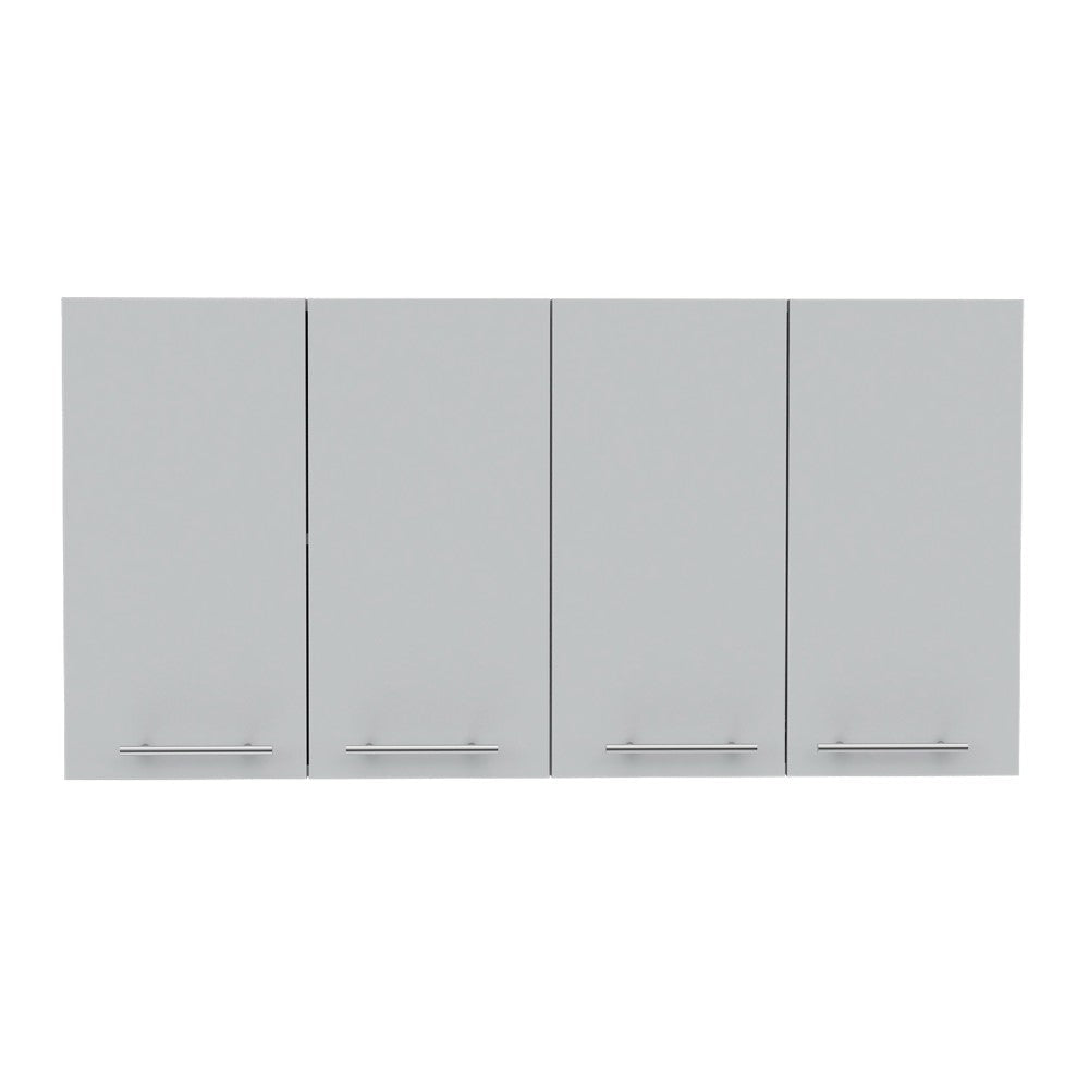 Kitchen Cabinet Durham, Four Doors, White Finish-5