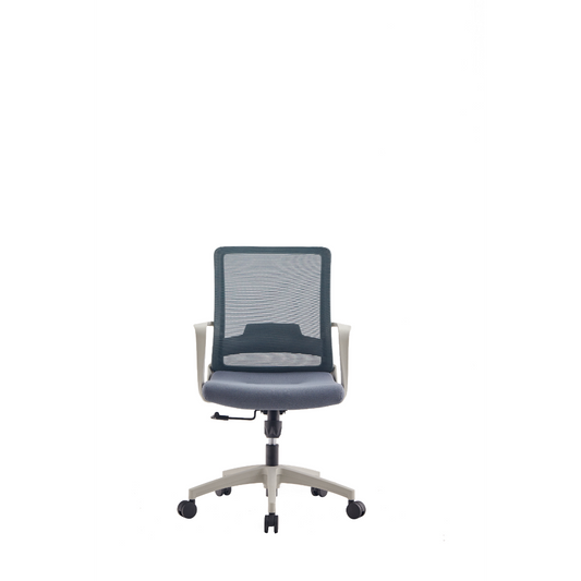 Office Chair Ovni, Fixed Armrest, Class Three Gaslift, Mesh, Black Wengue/ Smoke Finish-0