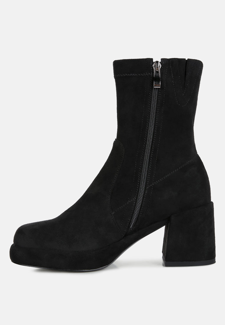 two-cubes suede platform ankle boots-10