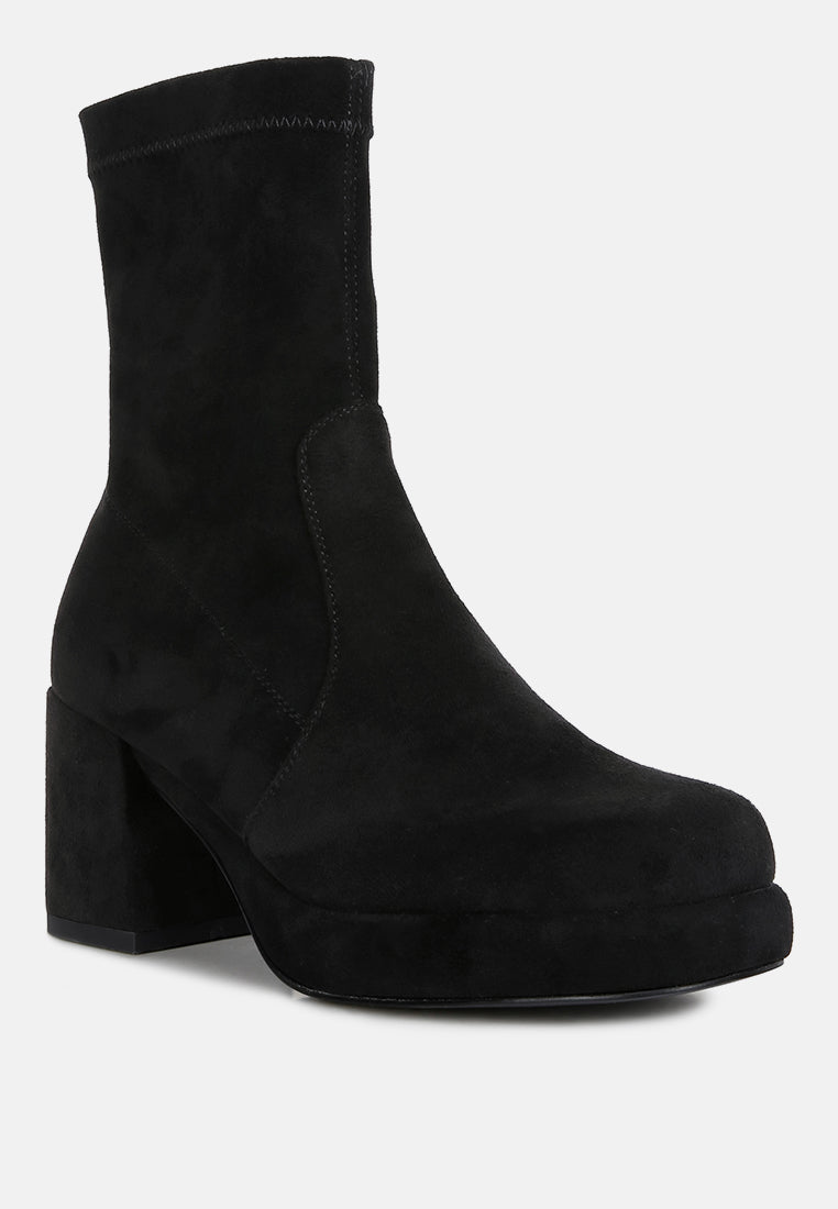 two-cubes suede platform ankle boots-8