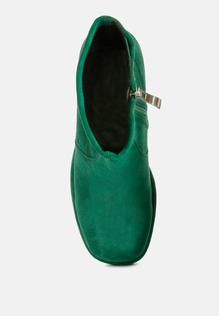 two-cubes suede platform ankle boots-5