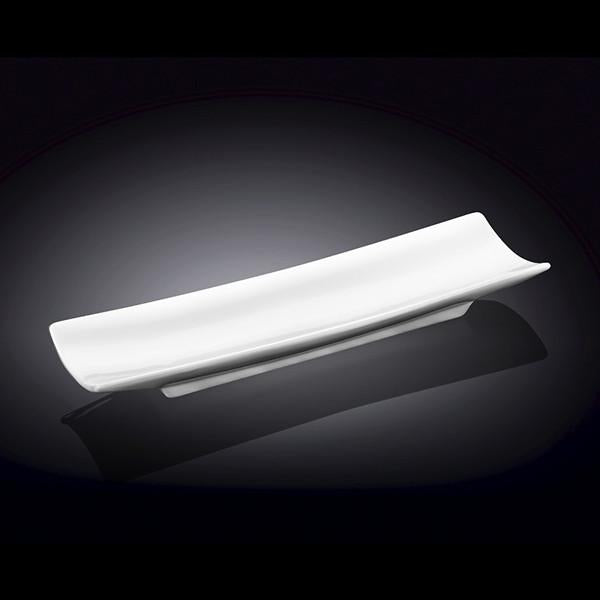 Set Of 3 White Celery Tray / Dish 13" inch X 3.5" inch | 33 X 9 Cm-1