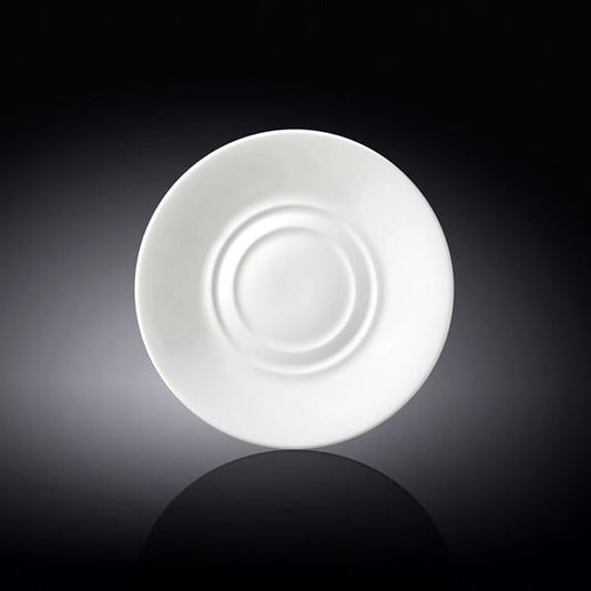 Set Of 12 White Multi-Use Saucer 6" inch | 15 Cm-0