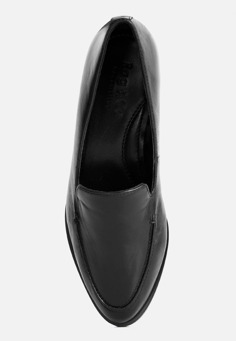 anna suede leather loafers-12