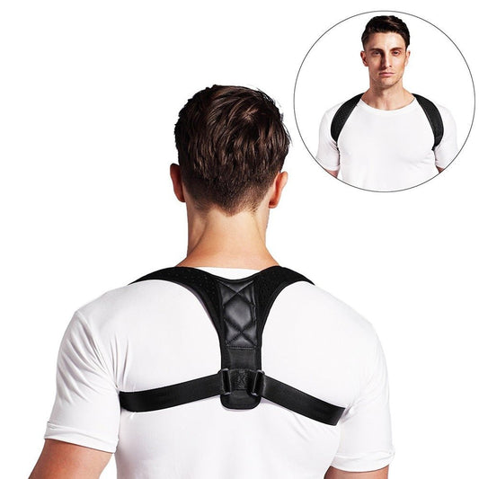 Back Posture Corrector + Hand Palm Wrist Brace Spine Back Shoulder Lumbar Prevents Slouching Support  Brace Women Men-0
