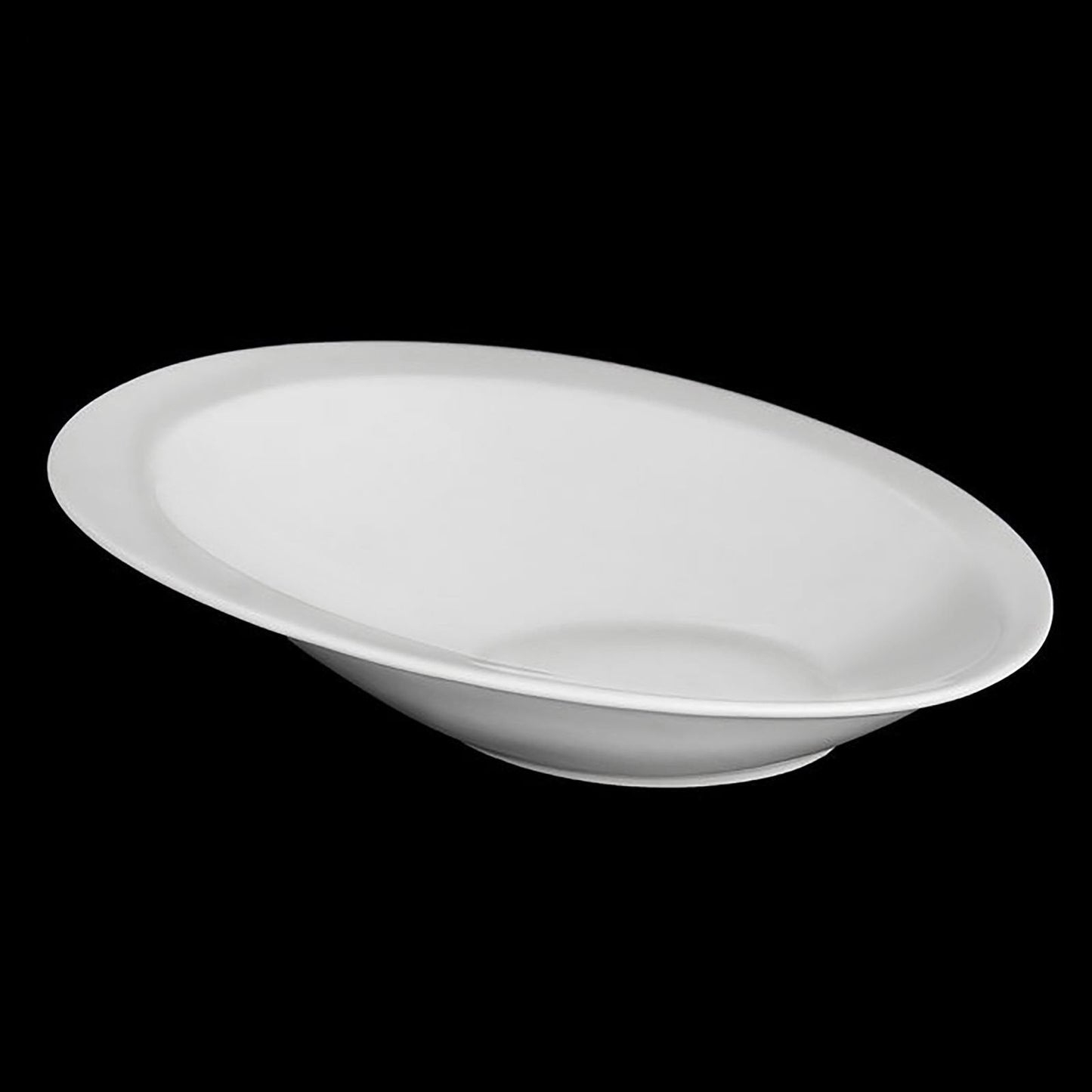 White Ceaser Salad Bowl 11" inch X 7.5 | 27.5 X 18.5 Cm-1