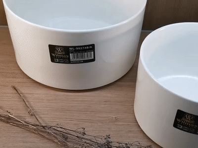 Deep White Bowl 6" inch | 15 Cm 47 Fl Oz | 1400 Ml-3