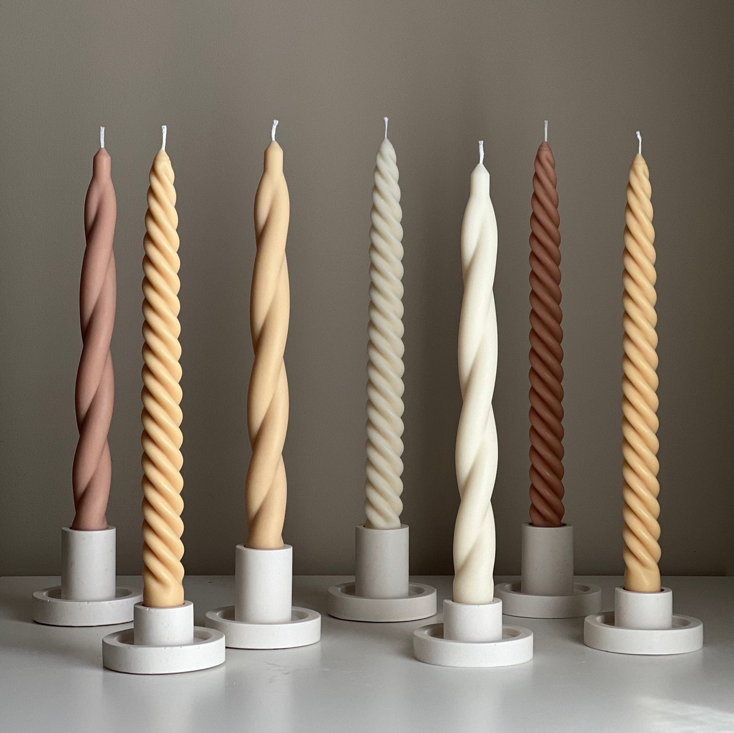 Bulk Tall Twisted Taper Candles-1