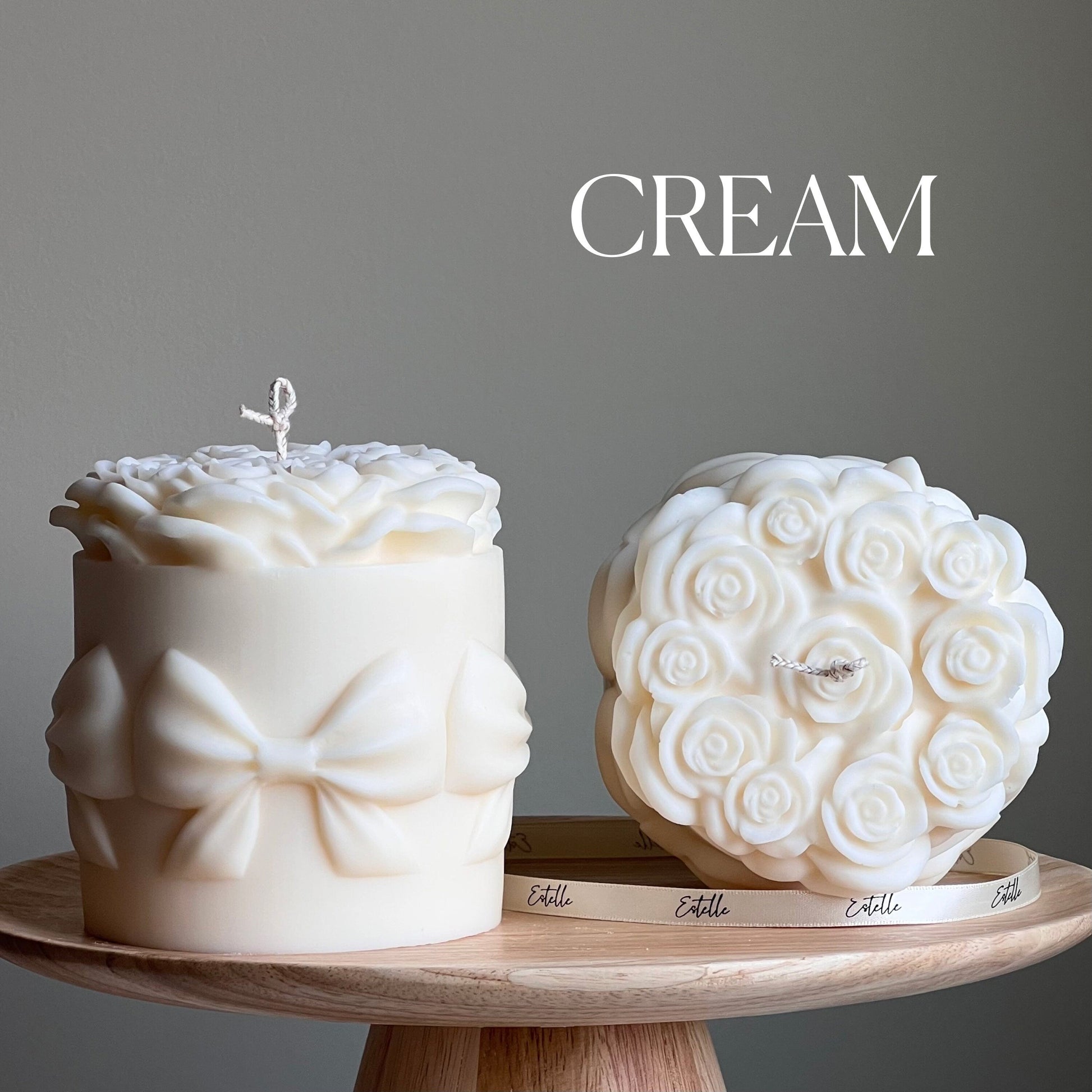 Big Rose Basket Candle-4