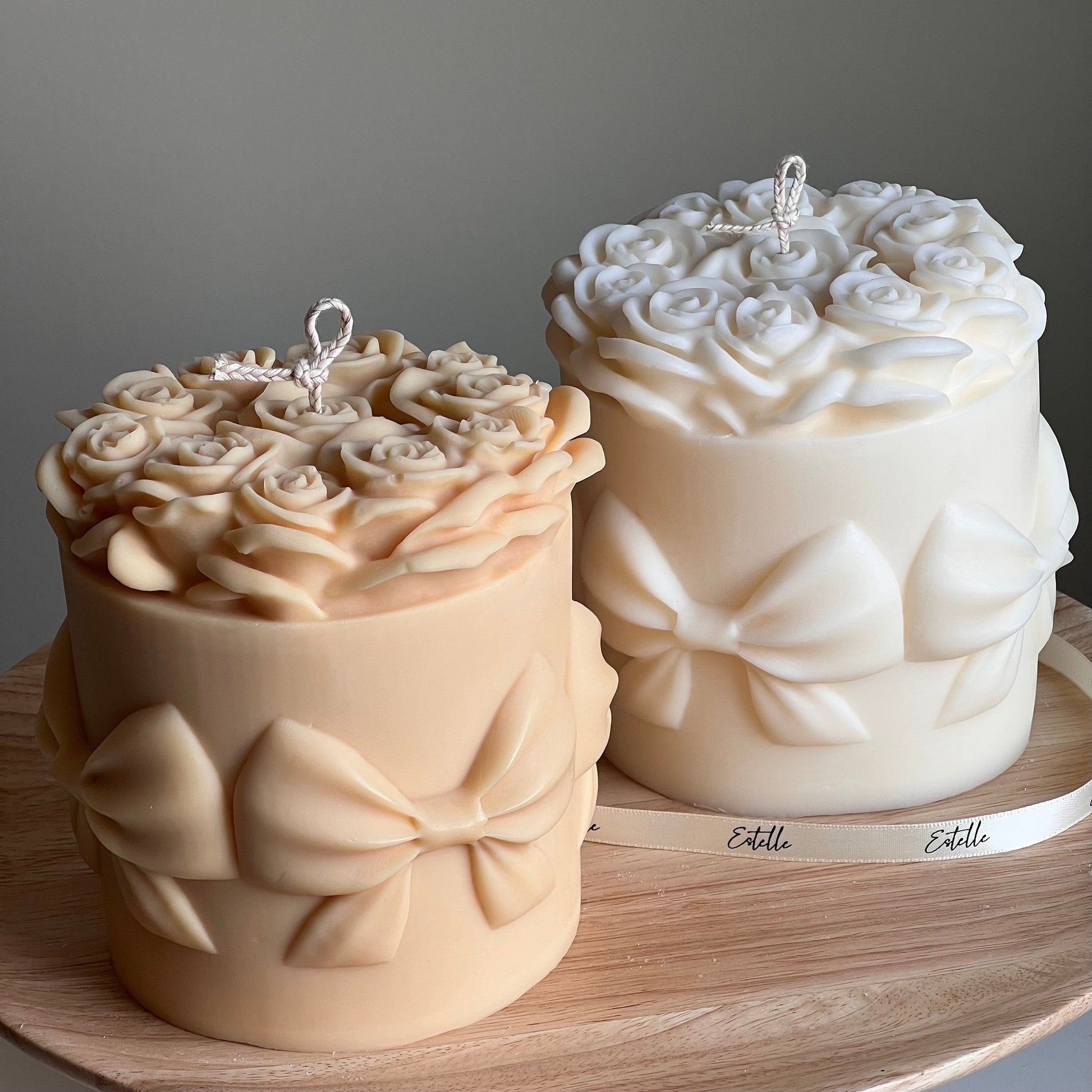 Big Rose Basket Candle-1