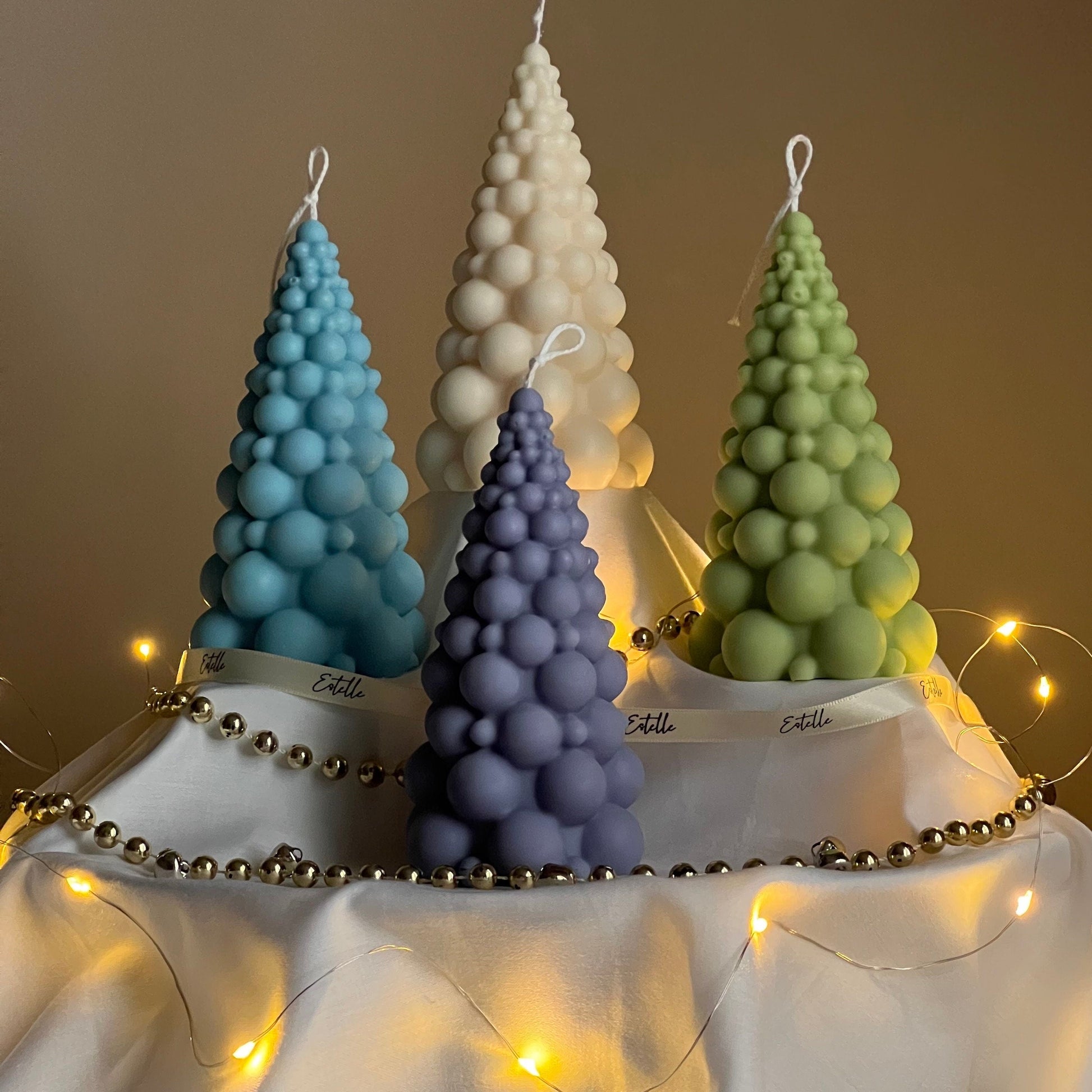 Bubble Christmas Tree Candle-4