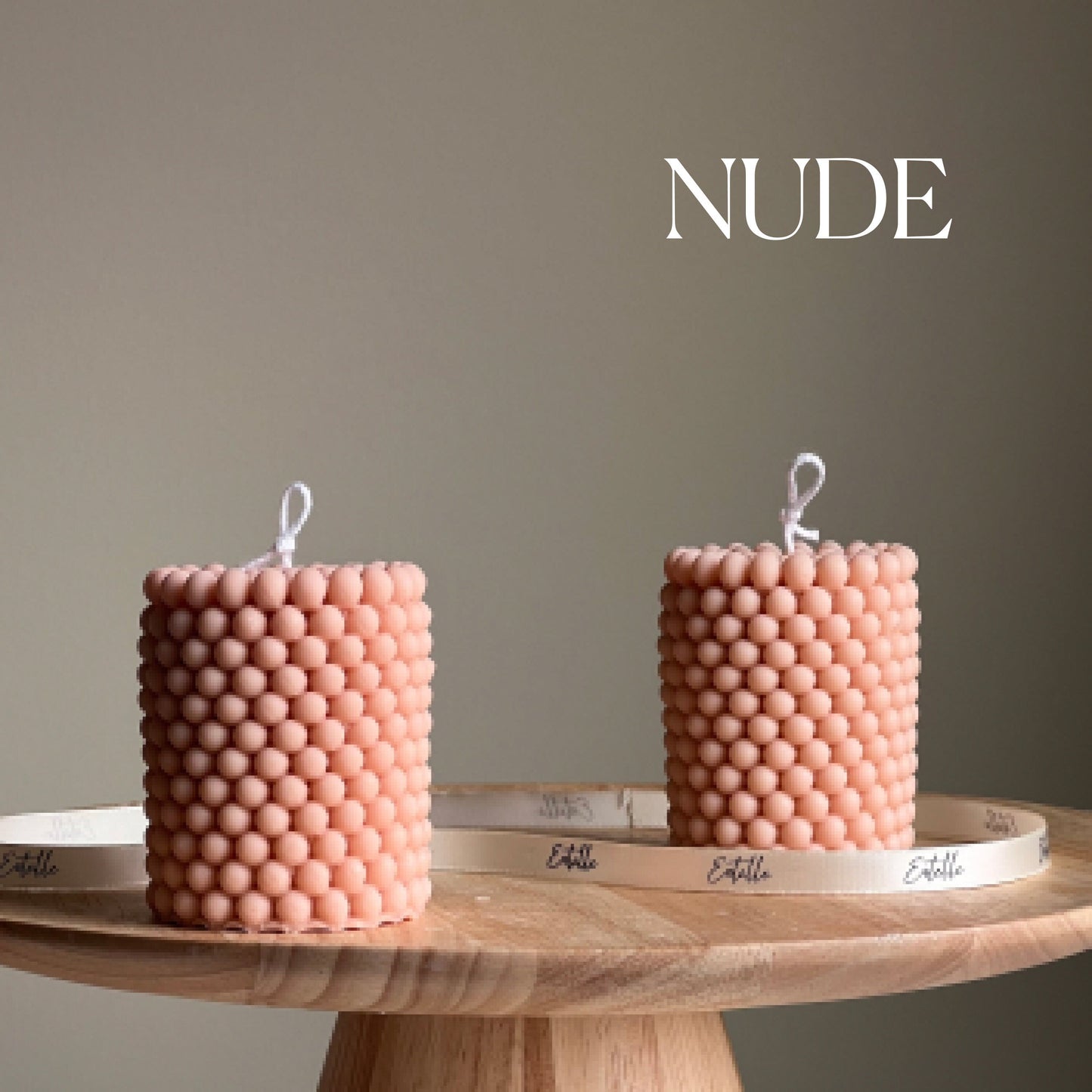 Bubble Pillar Candle-1