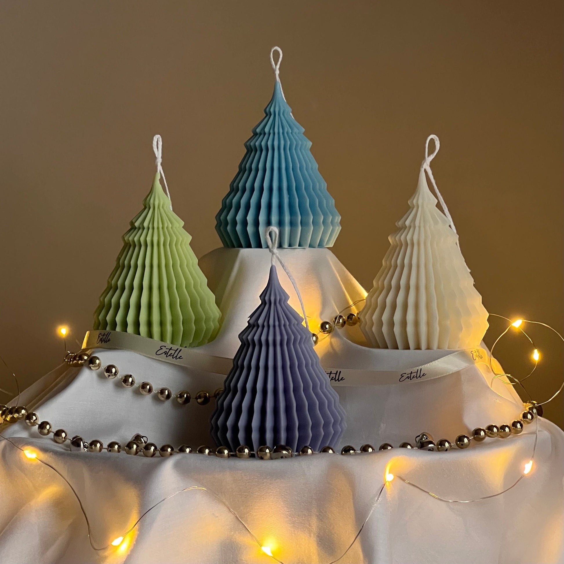 Origami Christmas Tree Candle-1
