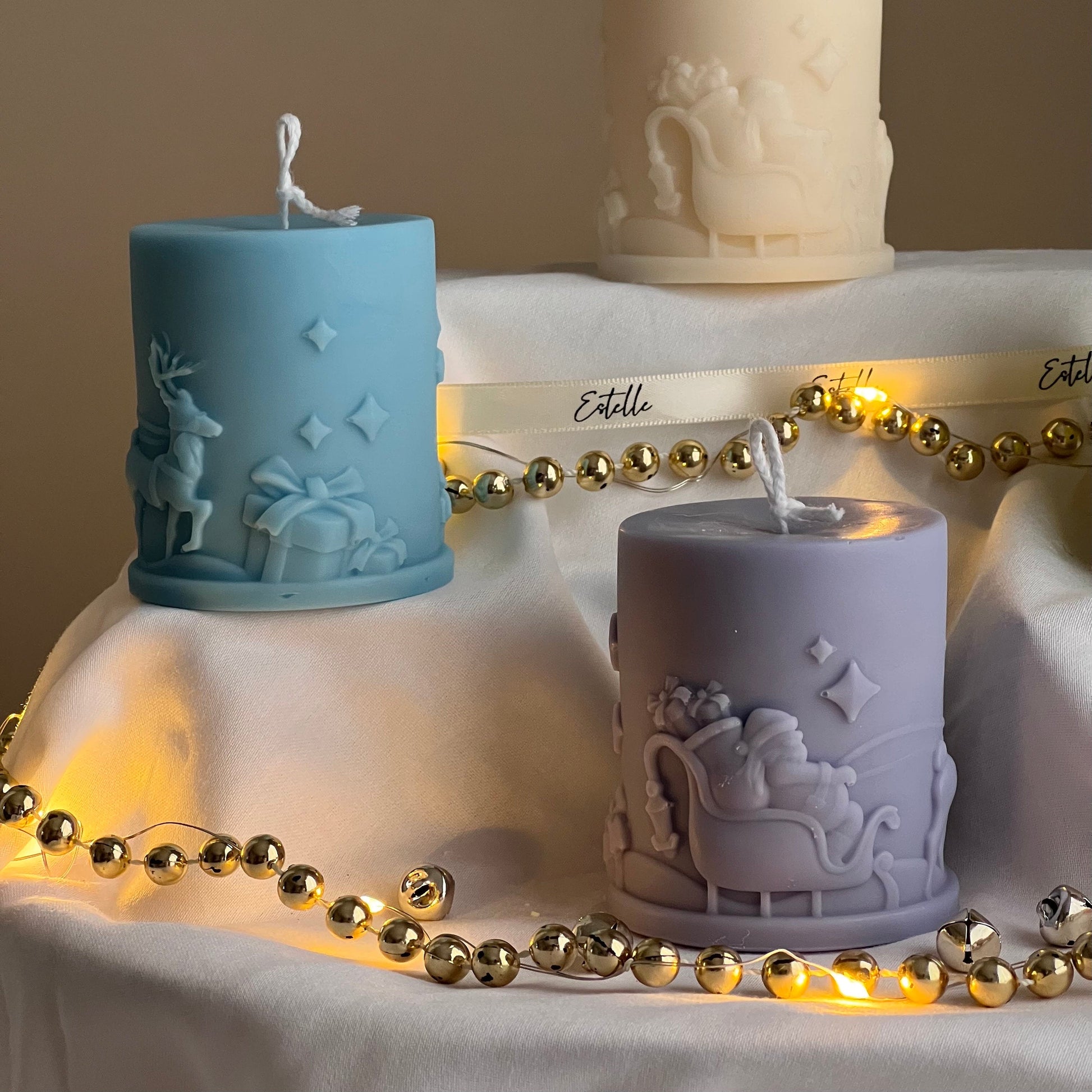 Santa Claus Pillar Candle-1