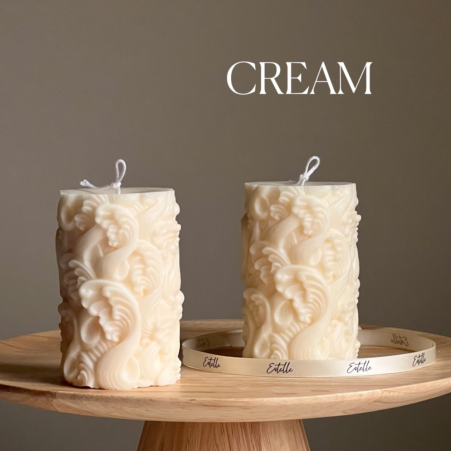 Wave Pillar Candle-2