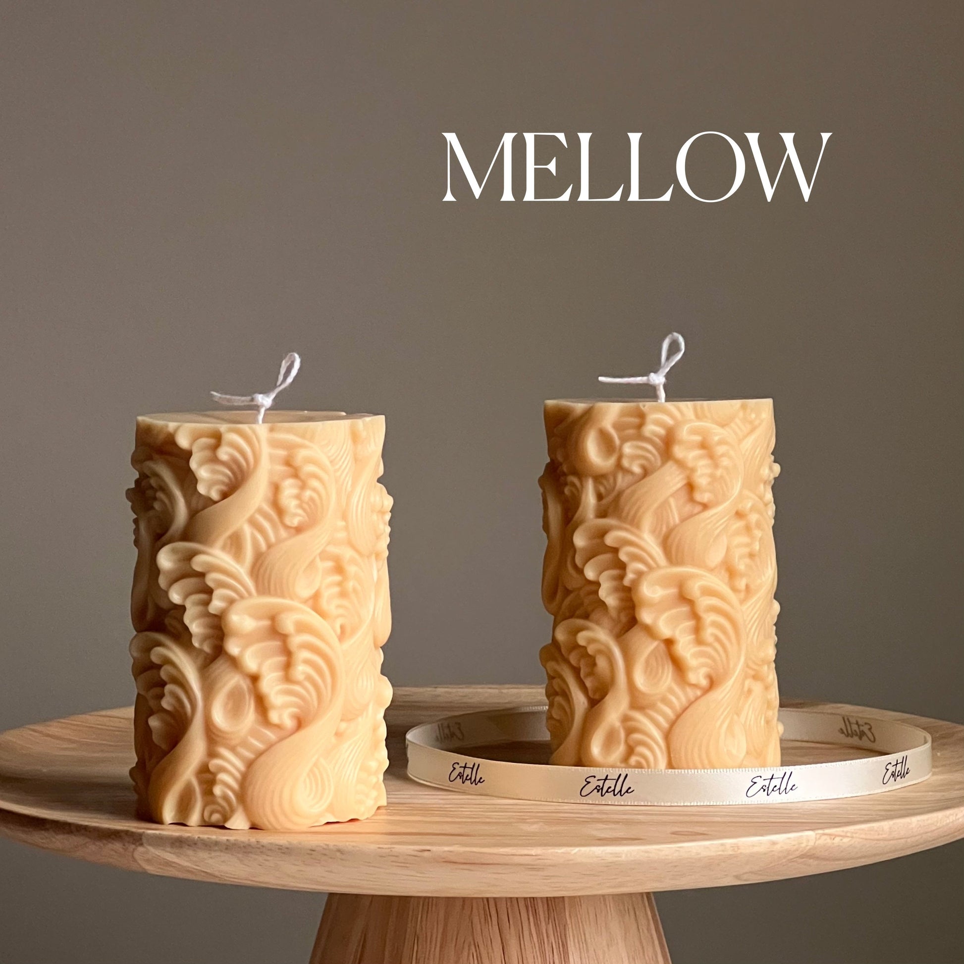 Wave Pillar Candle-3