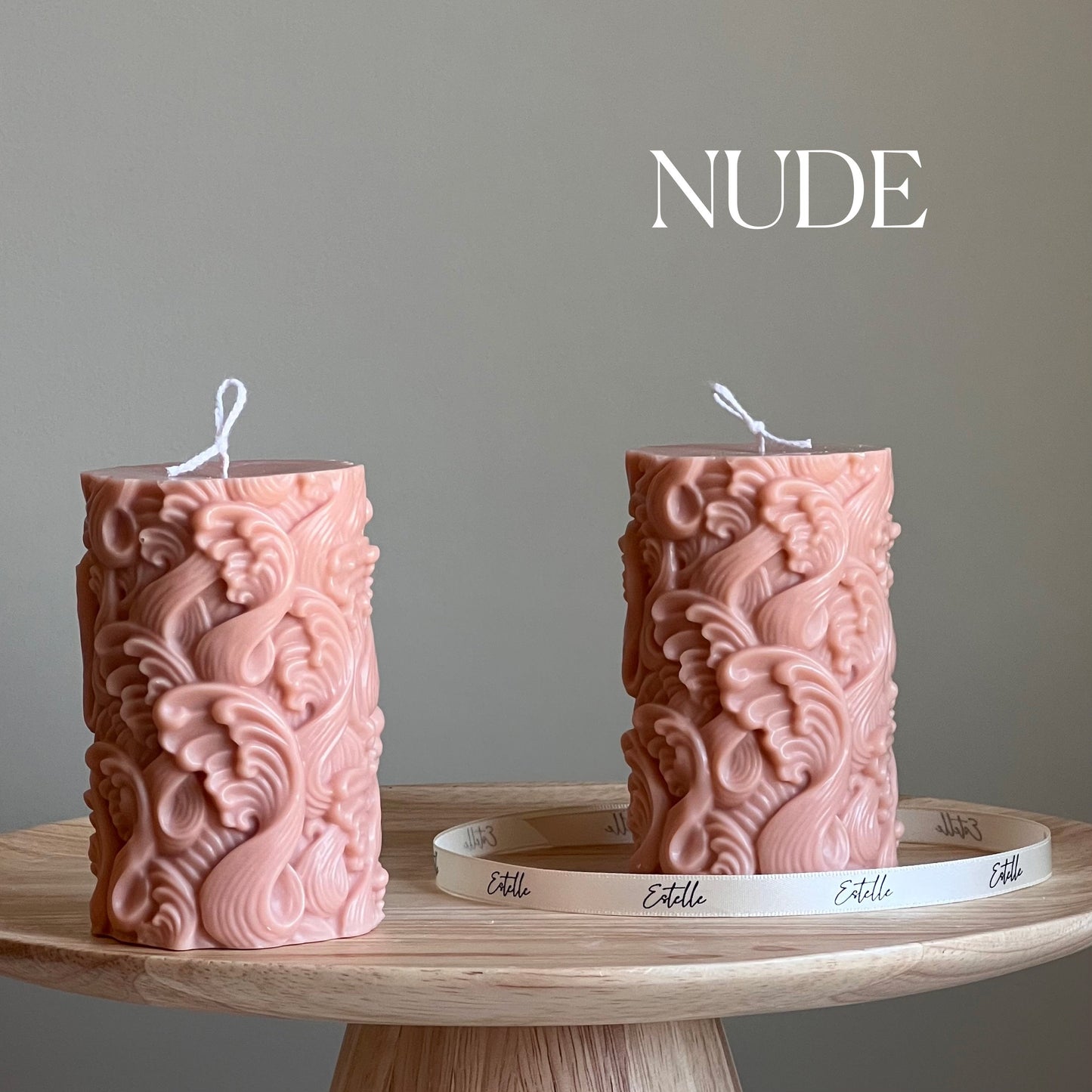 Wave Pillar Candle-1