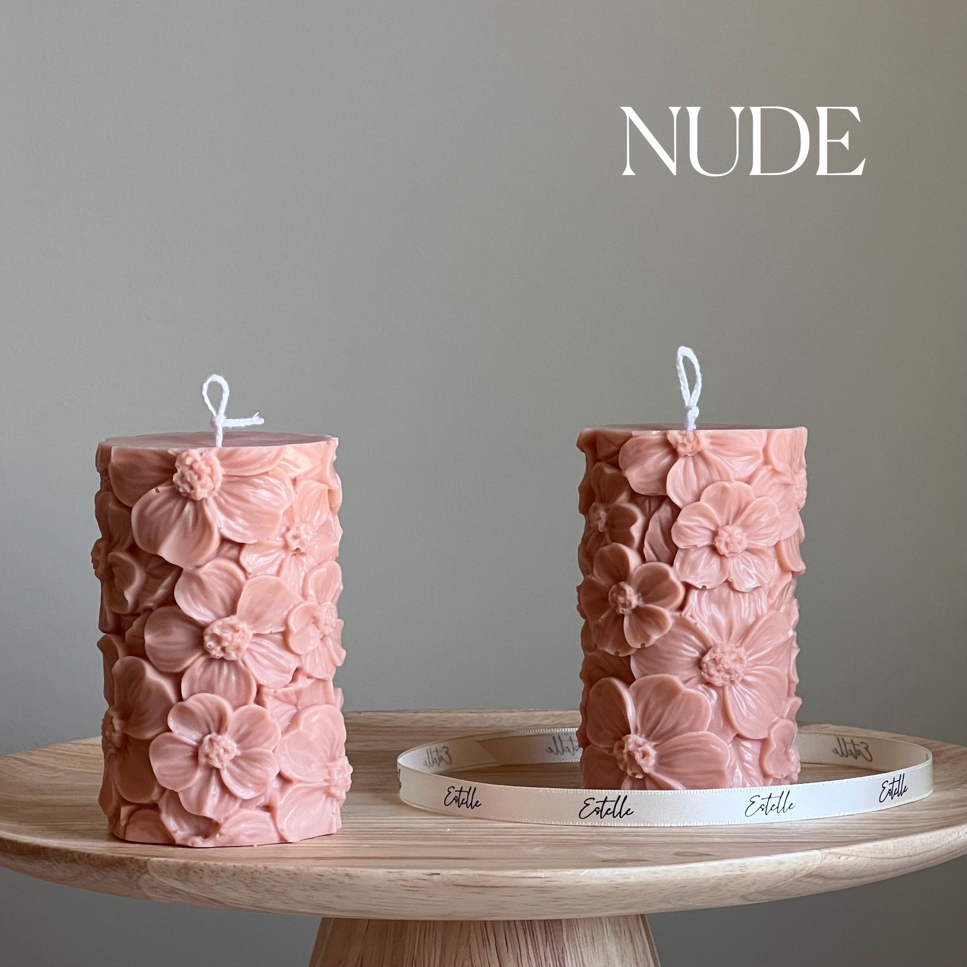 Sakura Pillar Candle-1