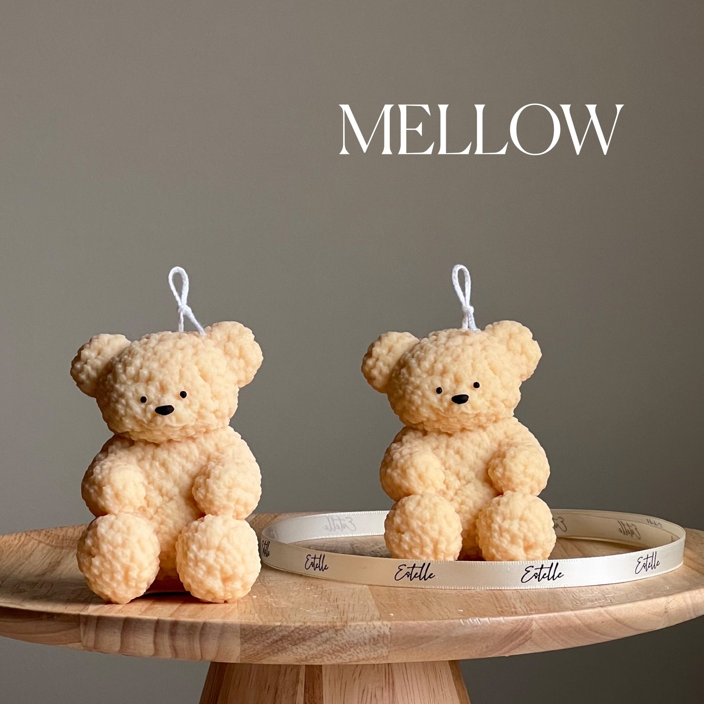 Cute Fluffy Bear Candle-3