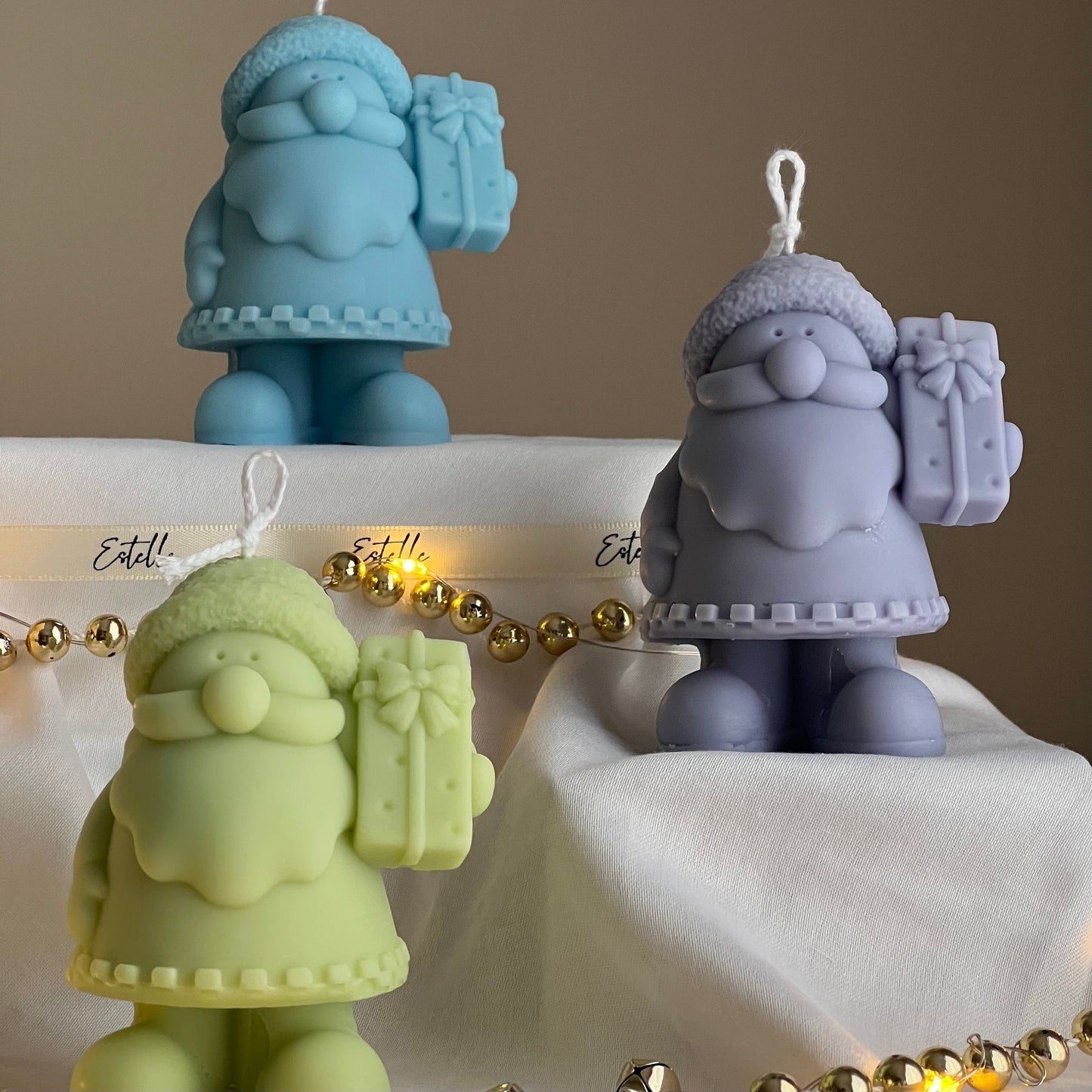 Cute Santa Claus Candle-1