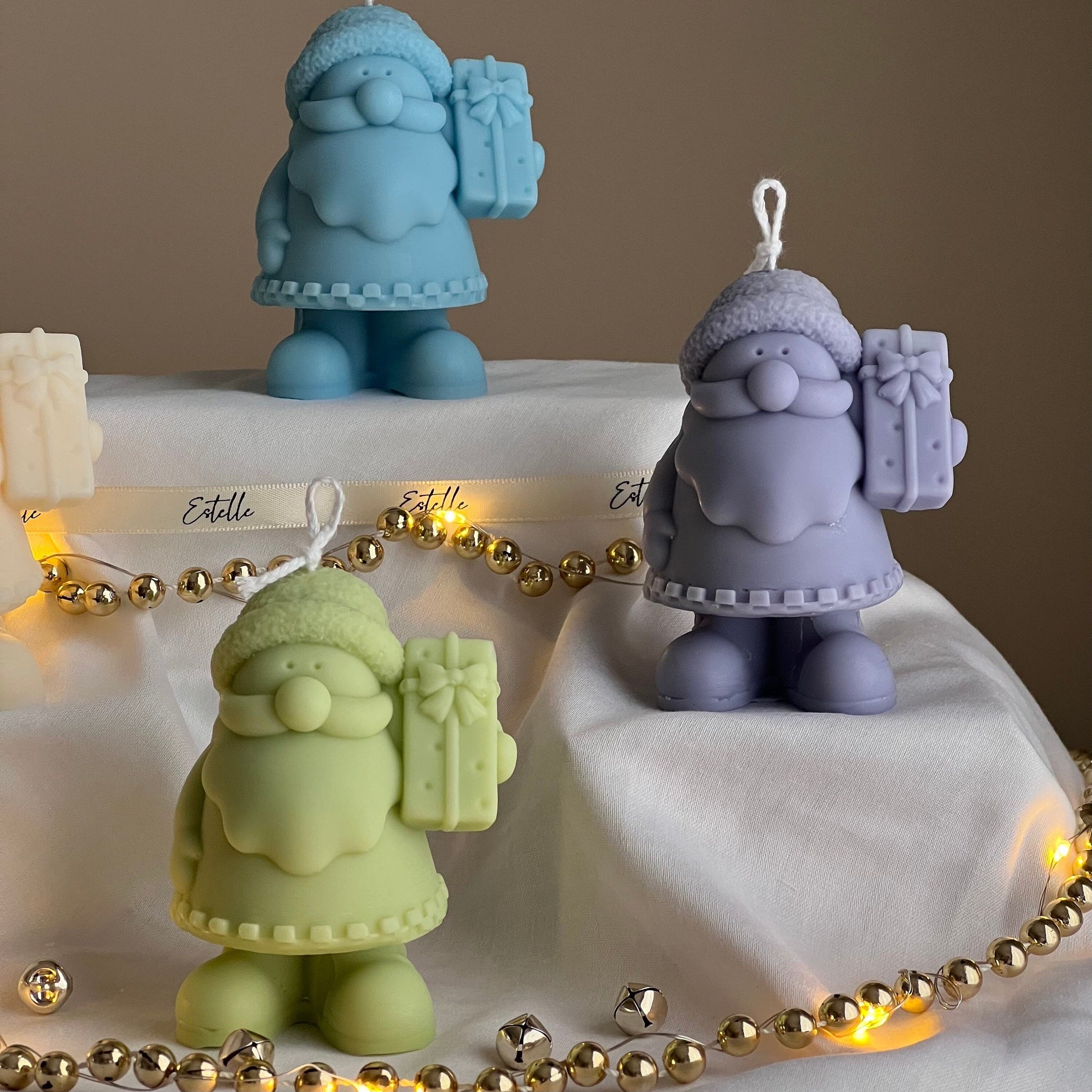 Cute Santa Claus Candle-3