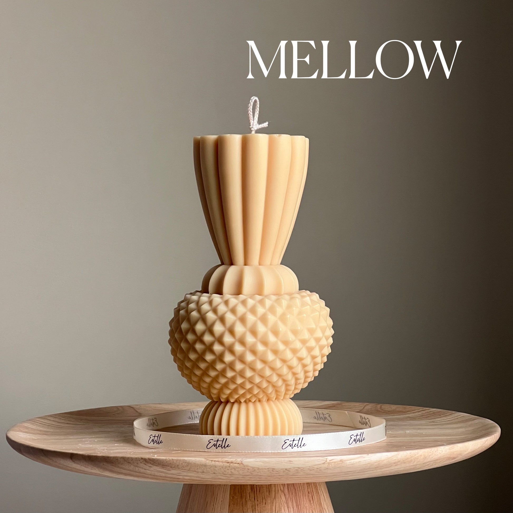 Huge Diamond Vase Candle-3