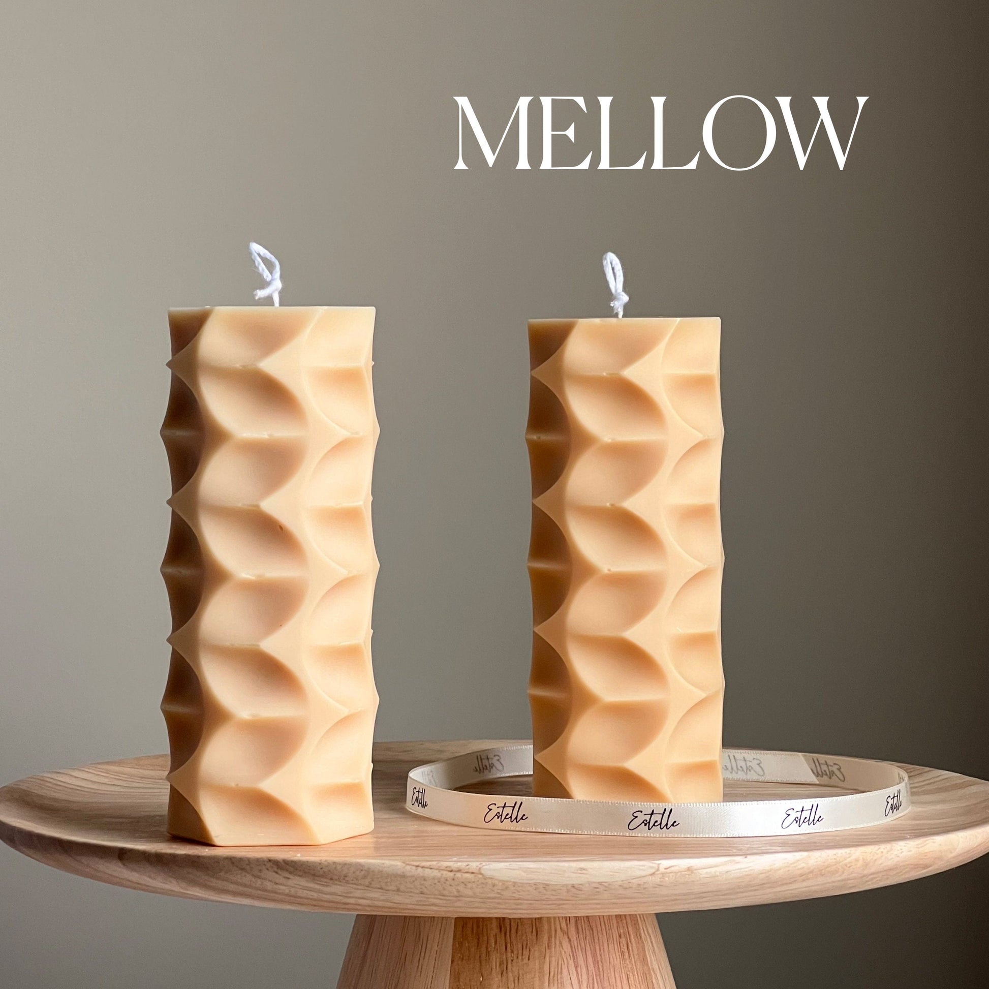 Geometric Pillar Candle-3