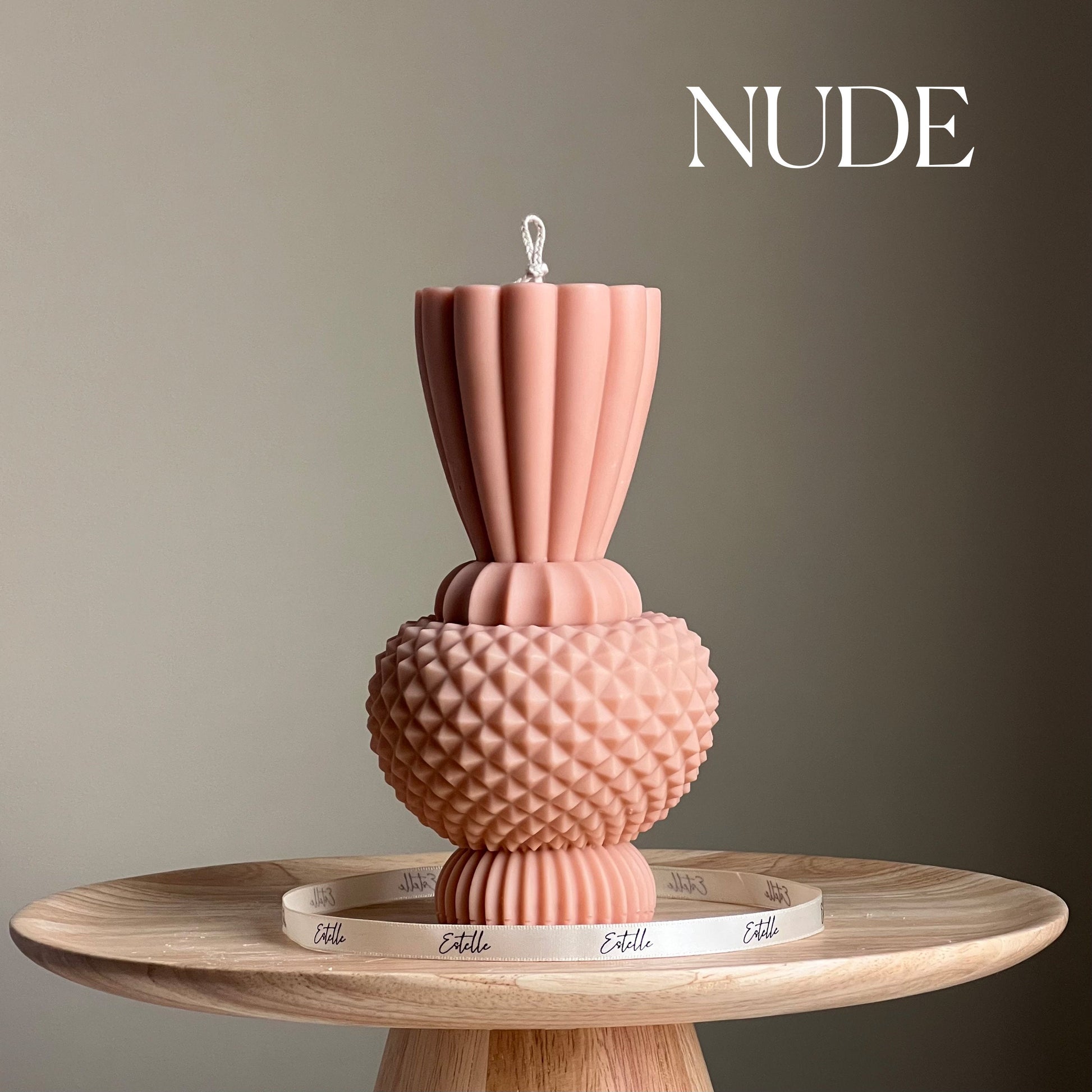 Huge Diamond Vase Candle-1